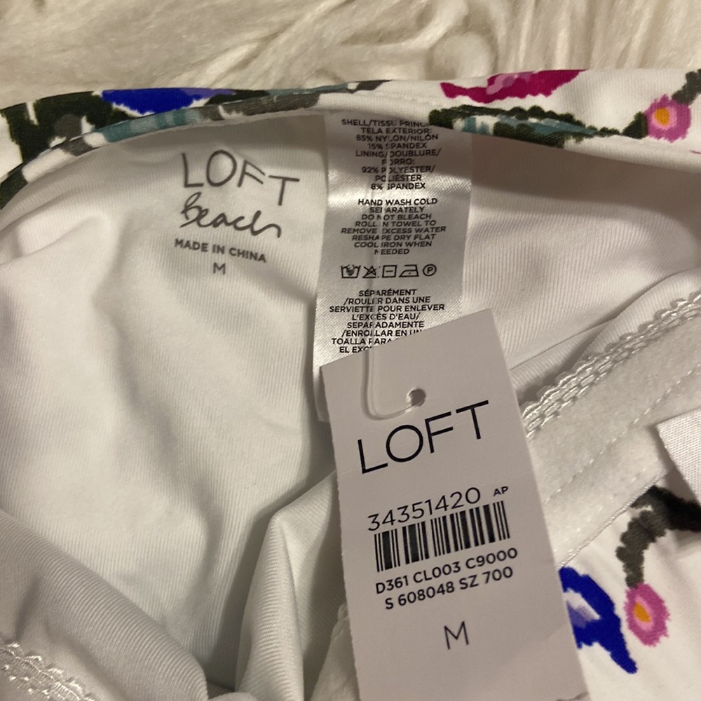 LOFT WOMEN’S ONE PIECE SWIM SIZE M BRAND NEW WITH TAG SEE ALL PHOTOS - Picture 6 of 12